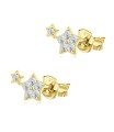 Duo Star Stud Earring STS-6962